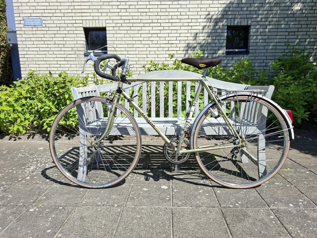 classic racefiets, Fietsen en Brommers, Fietsen | Heren | Sportfietsen en Toerfietsen, Gebruikt, 10 tot 15 versnellingen, Velgrem