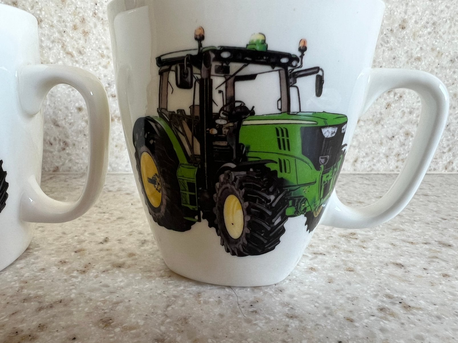 Beker aardewerk John Deere trekker modern, Overige merken, Verzenden, Nieuw, Overige stijlen