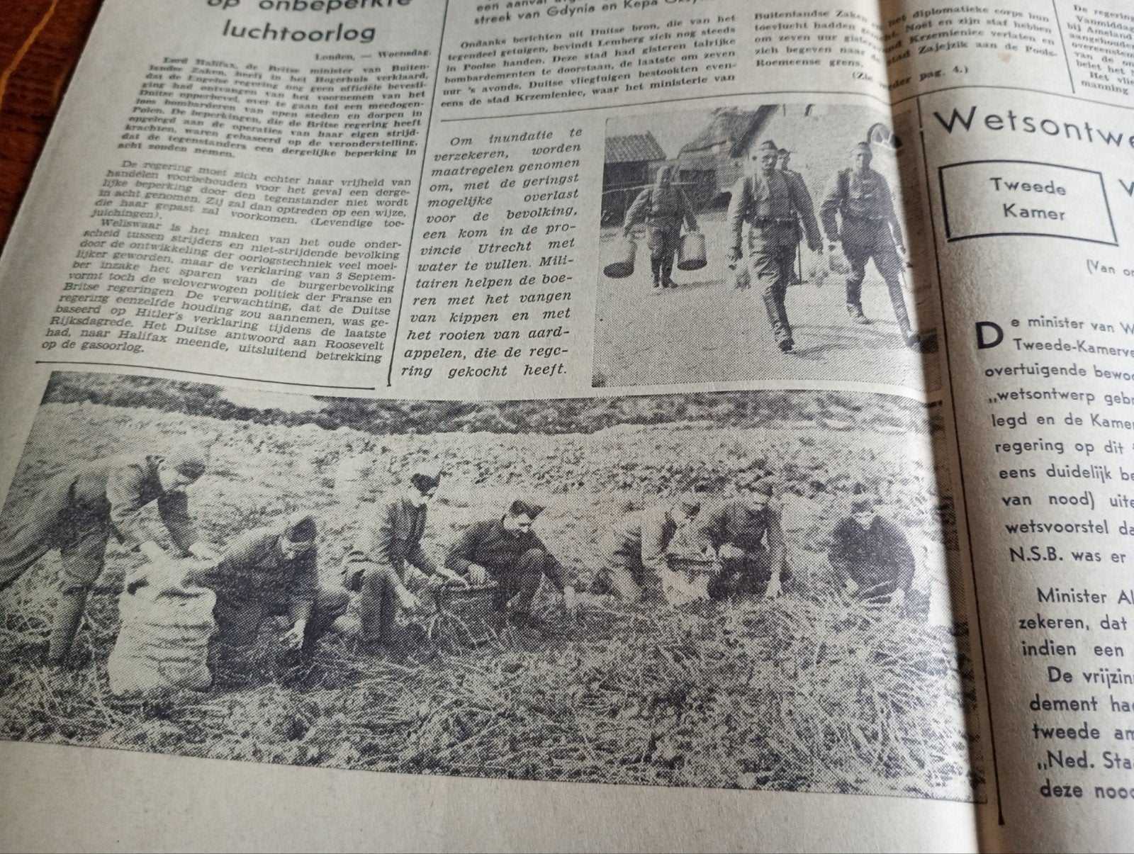 Het volk 1939 Grebbelinie "Woudenberg ", ., Ophalen of Verzenden, ., Nederland