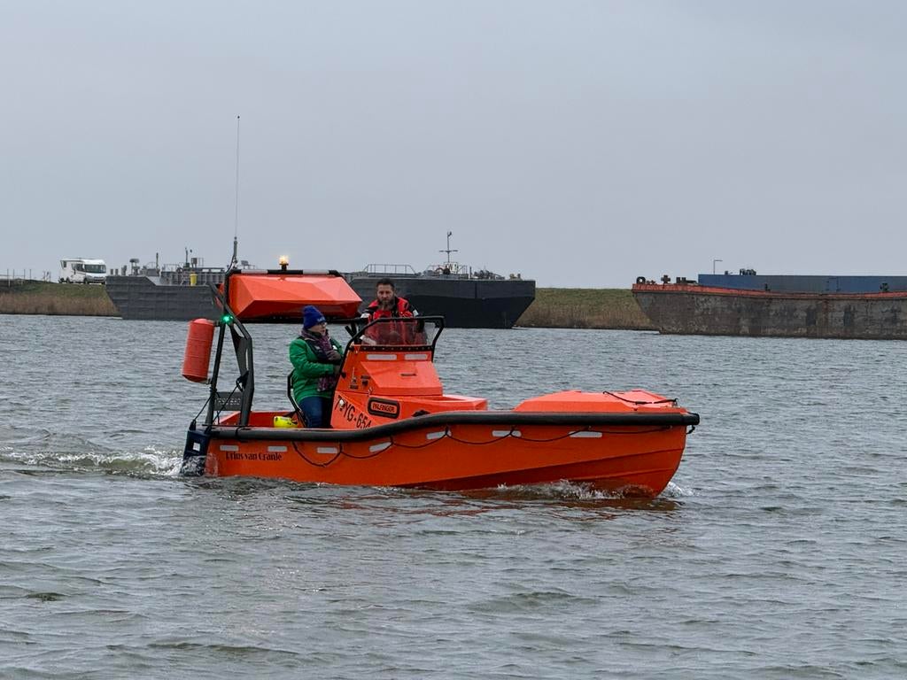 Palfinger FRSQ 630 G Jet Rescue Boat  65 draaiuren !, Watersport en Boten, Ophalen of Verzenden, Zo goed als nieuw