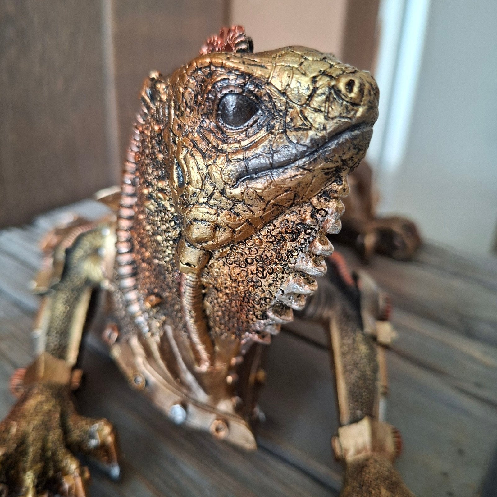 Steampunk leguaan nieuw in doos, Ophalen, Nieuw, Dier