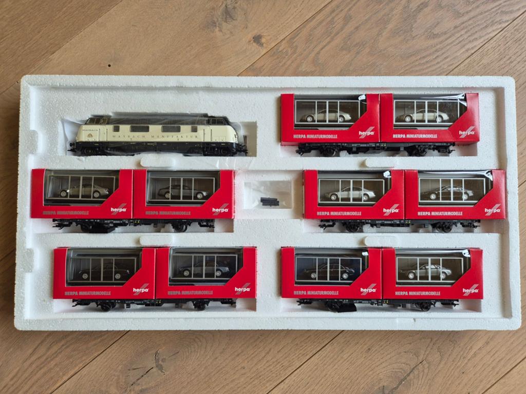 Autotransportzug Maybach Märklin, Hobby en Vrije tijd, Modeltreinen | H0, Ophalen, Wisselstroom, Treinset, Zo goed als nieuw
