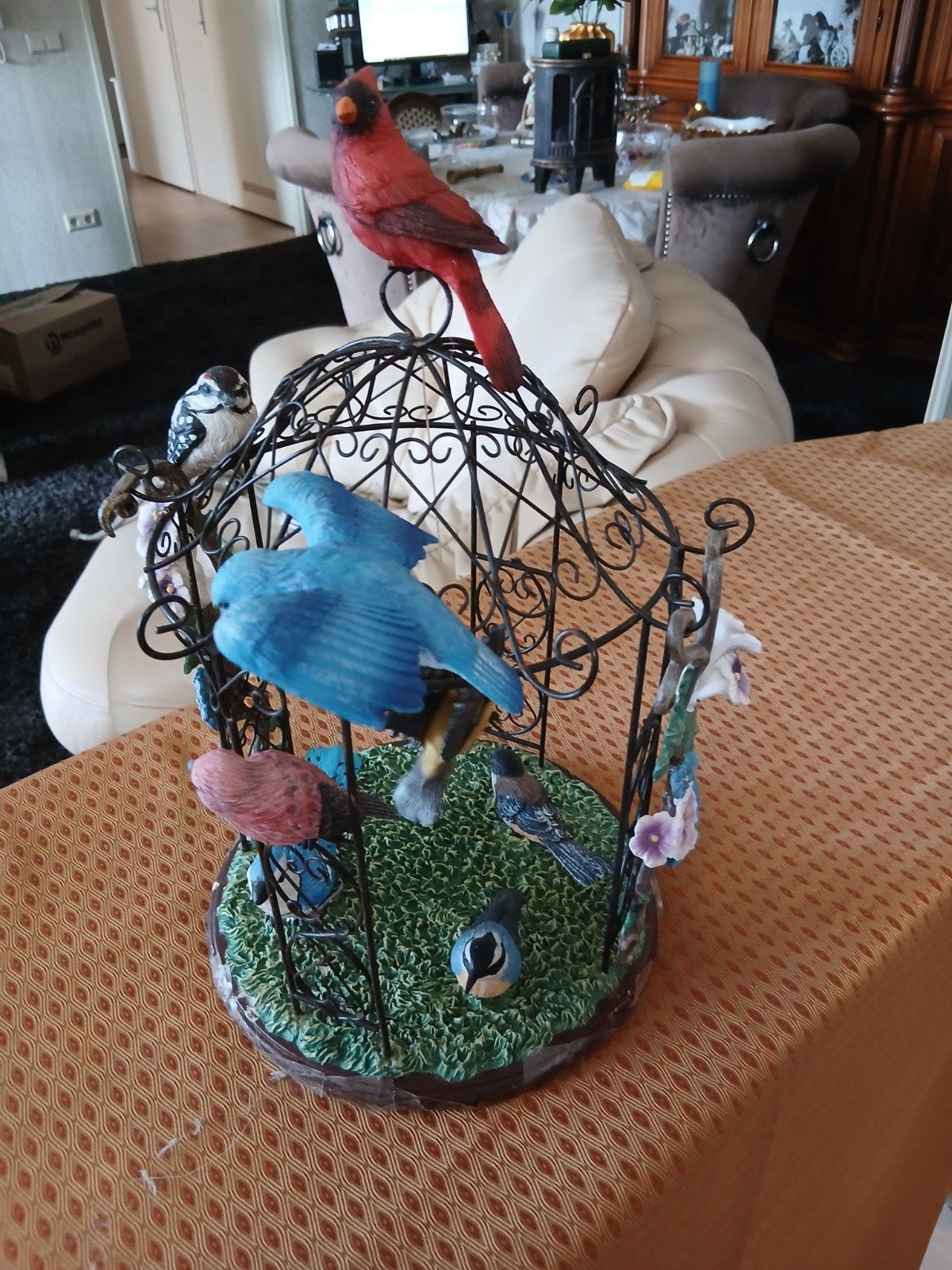 The Bradford Exchange Songbird Haven Masterpiece Sculptuur, Ophalen, Gebruikt, Meerkleurig, Klassiek