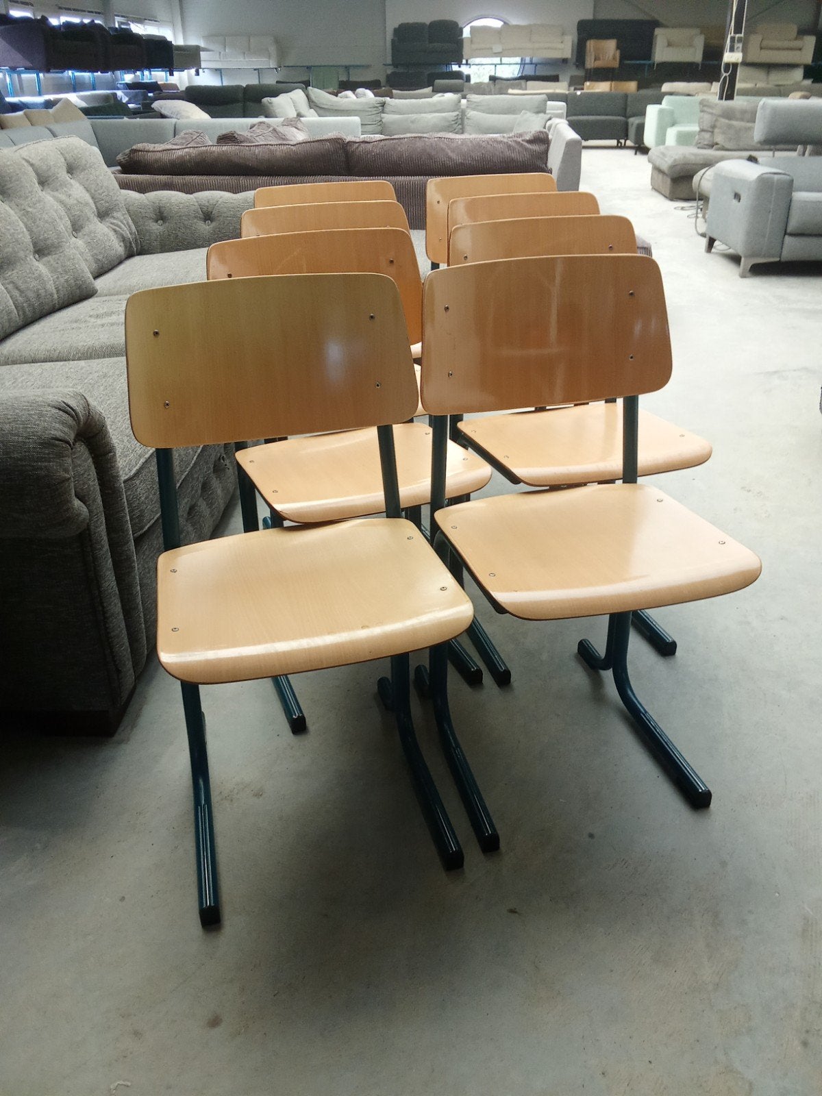 Eetkamerstoelen - vergaderstoelen - kantine stoelen. - 130x, Huis en Inrichting, Bruin, ., Ophalen of Verzenden, Zo goed als nieuw