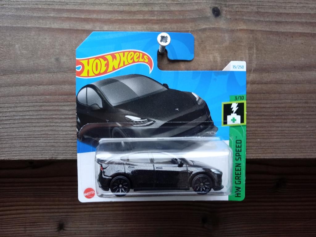 Tesla Model Y Hotwheels, Hobby en Vrije tijd, Modelauto's | Overige schalen, Nieuw, Auto, Ophalen