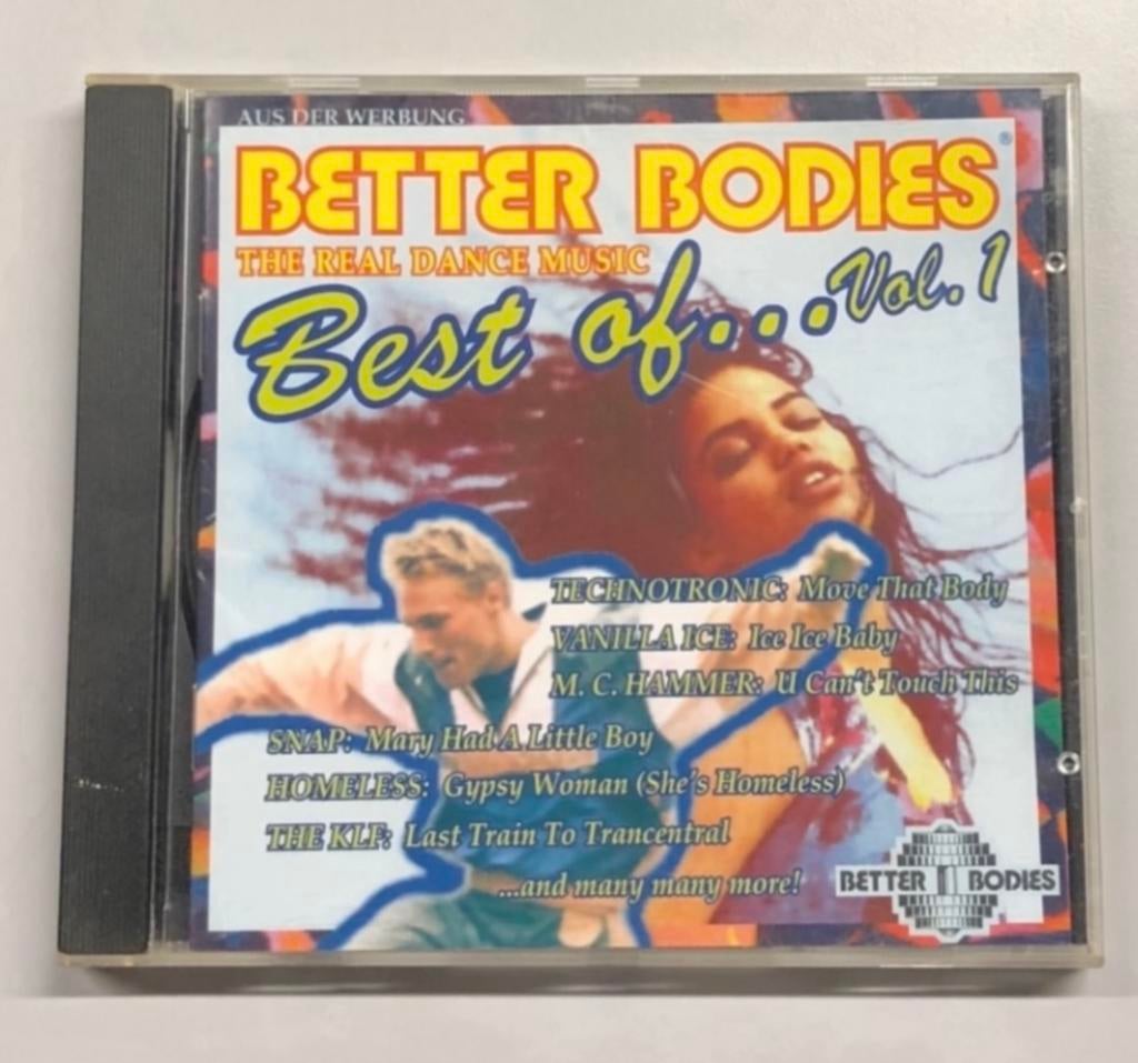 BETTER BODIES THE REAL DANCE MUSIC BEST OF VOL. 1  CD, Ophalen of Verzenden, Zo goed als nieuw