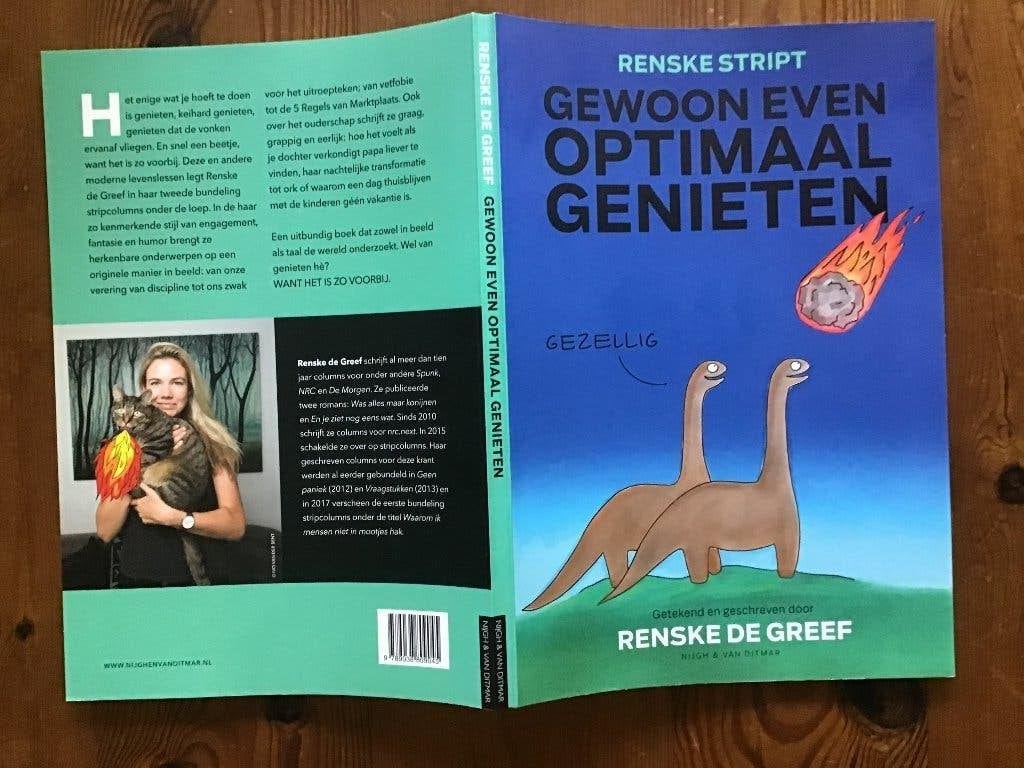 Gewoon even optimaal genieten door Renske de Greef, Eén stripboek, Ophalen of Verzenden, Zo goed als nieuw