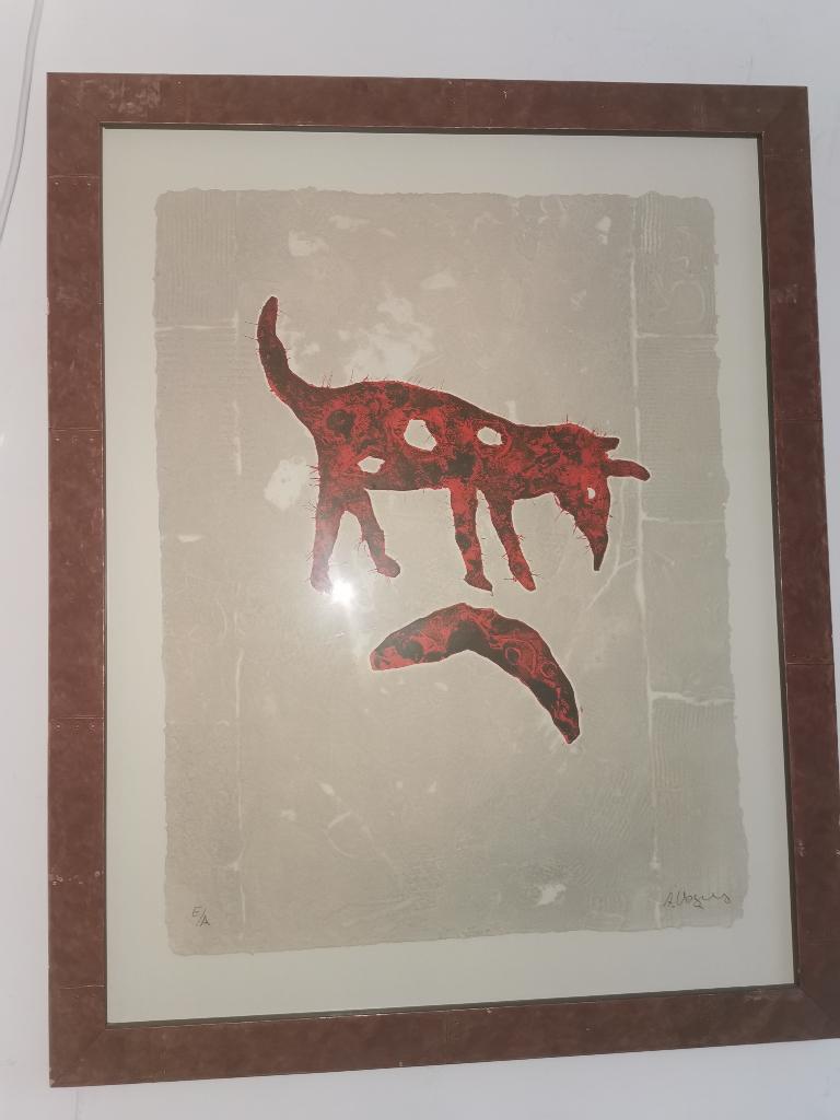 Origineel werk Alexander Vogels  Klaar voor aan de muur, Antiek en Kunst, Ophalen