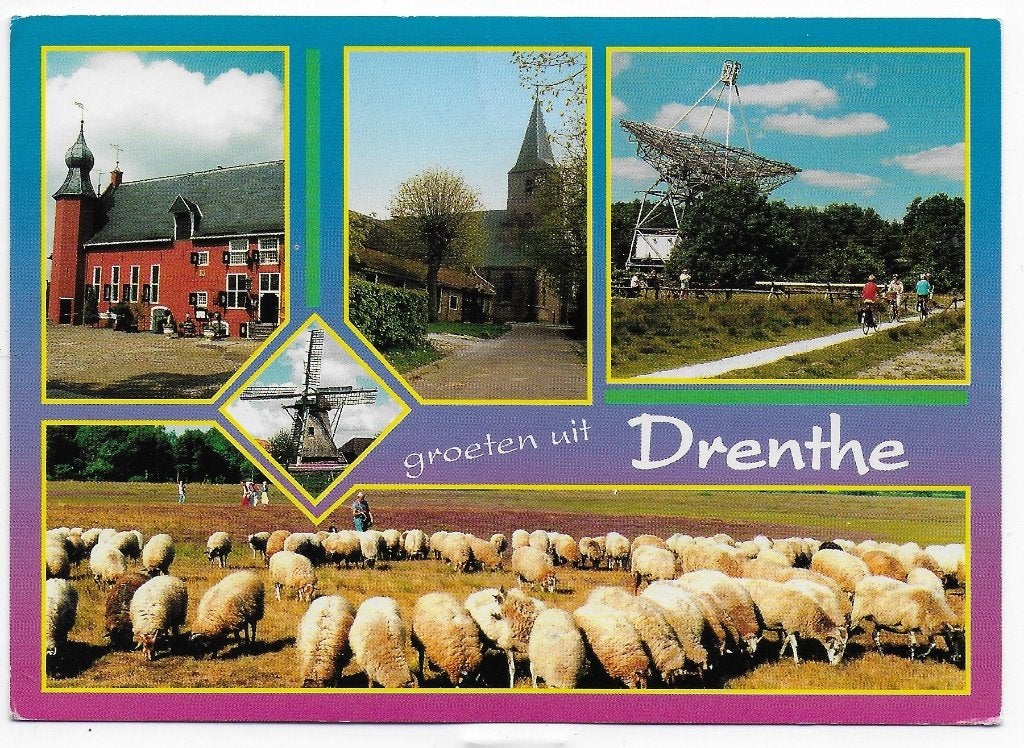 Drente Gelopen Ansichtkaart ( B6161 ), Ophalen of Verzenden, 1960 tot 1980, Gelopen