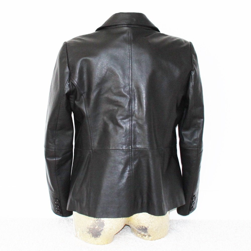 Prachtige Leren Chedo Fashion Jas (Maat 40)* € 55,-, Kleding | Dames, Maat 38/40 (M), Zwart, Ophalen of Verzenden, Zo goed als nieuw