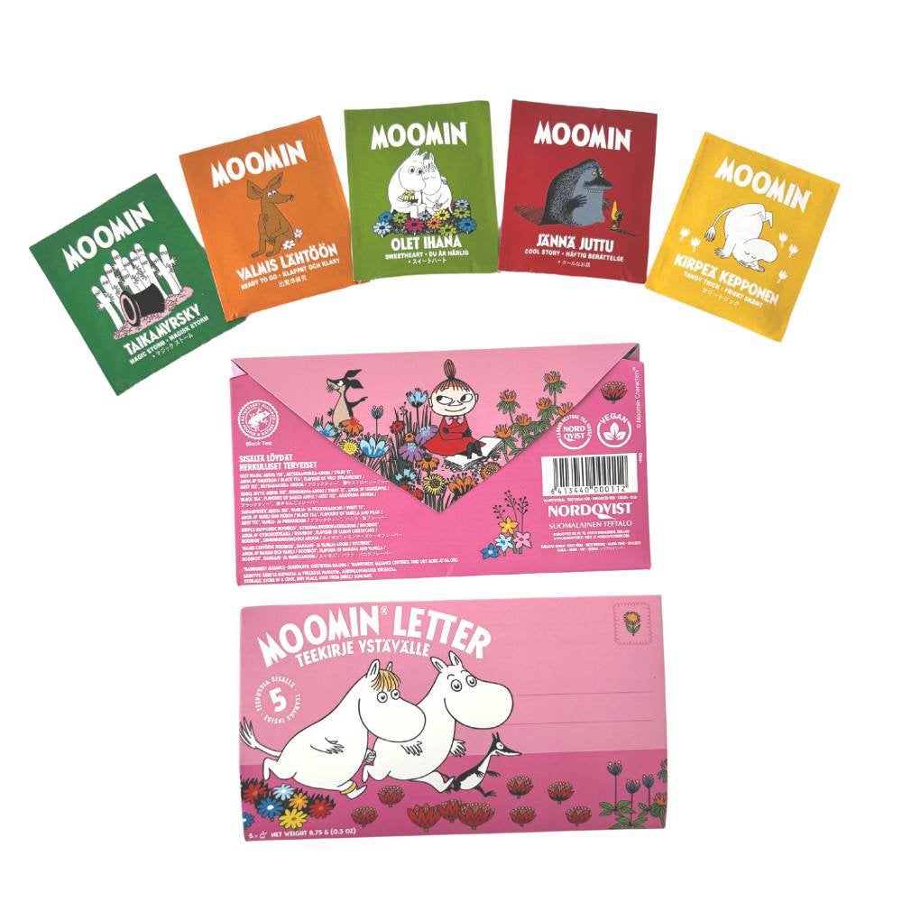 Moomin letter 5 tea bags, nieuw in verpakking, Ophalen of Verzenden