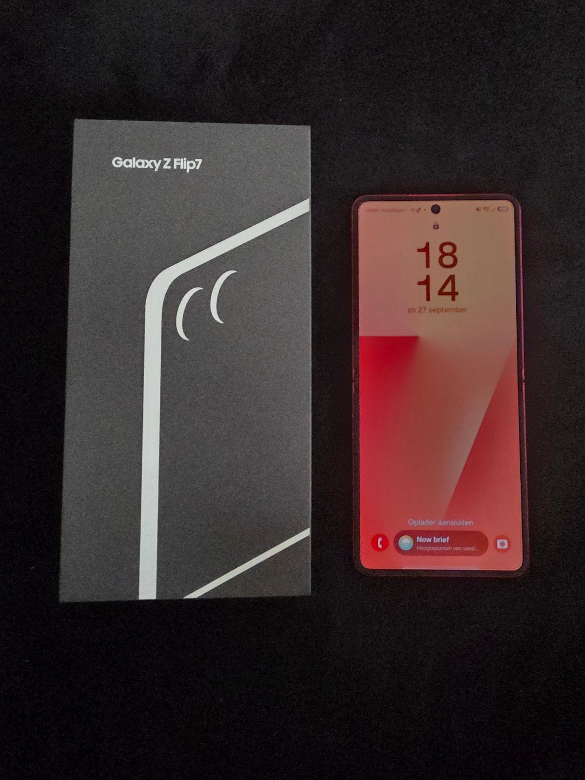 Samsung Galaxy Z Flip7 Roze  256 GB