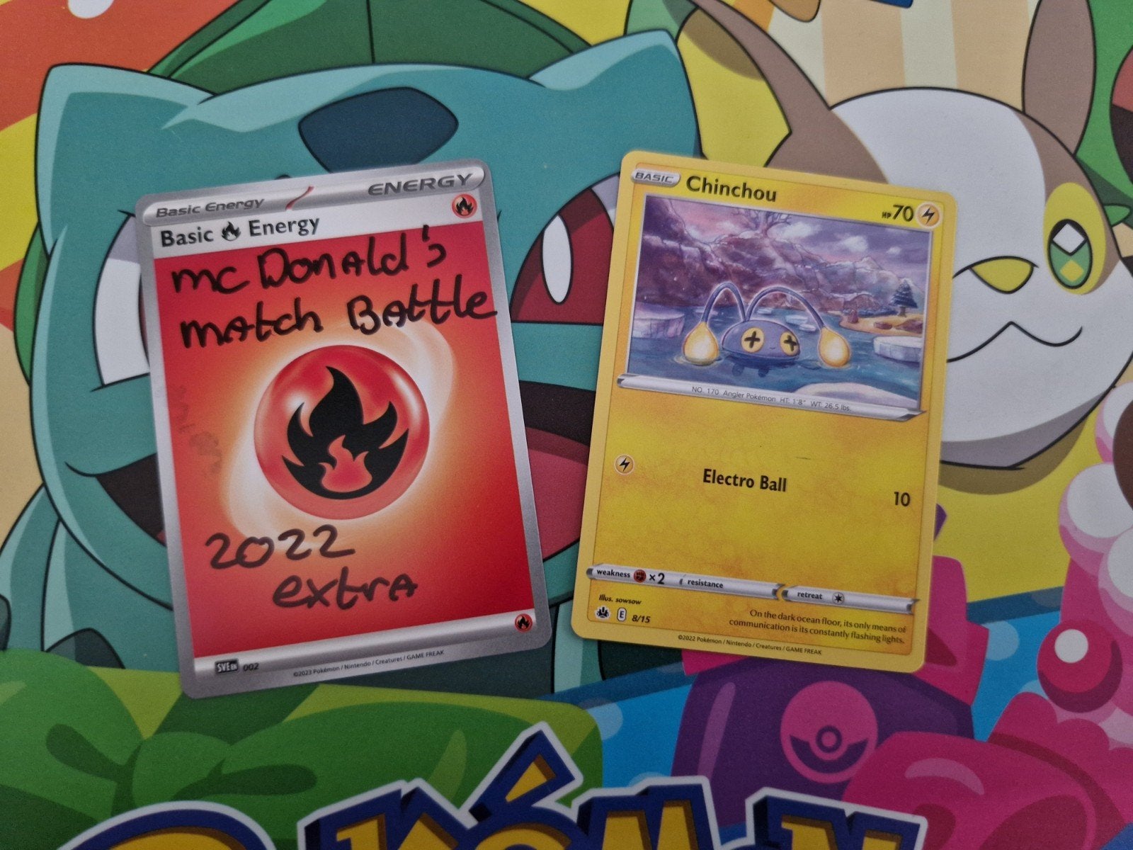 Mcdonalds Match Battle 2022 Chinchou 8/15, Ophalen of Verzenden