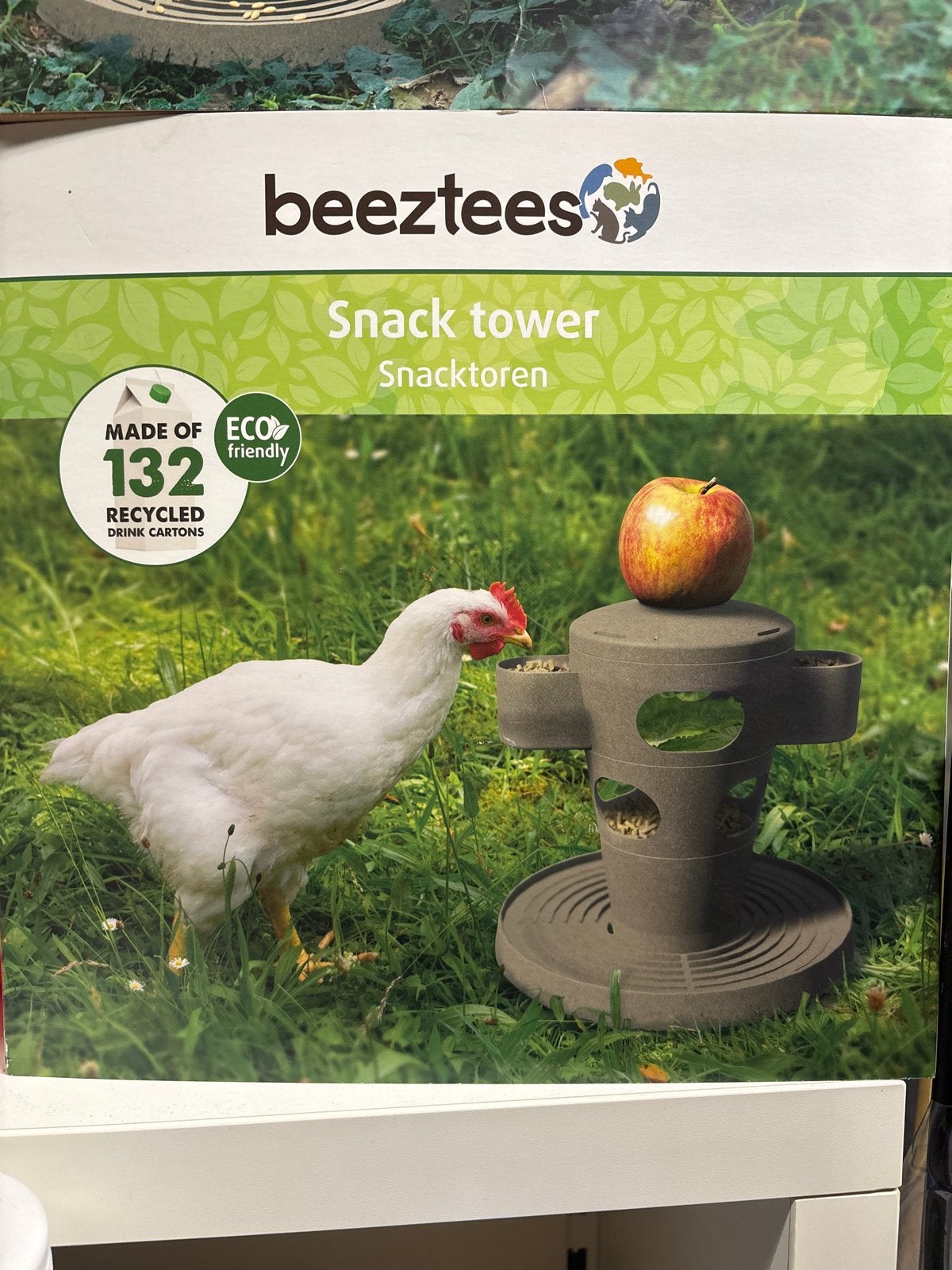 Snacktoren voor kippen, Dieren en Toebehoren, Drinken en Voederen, Beeztees, Nieuw, Ophalen of Verzenden