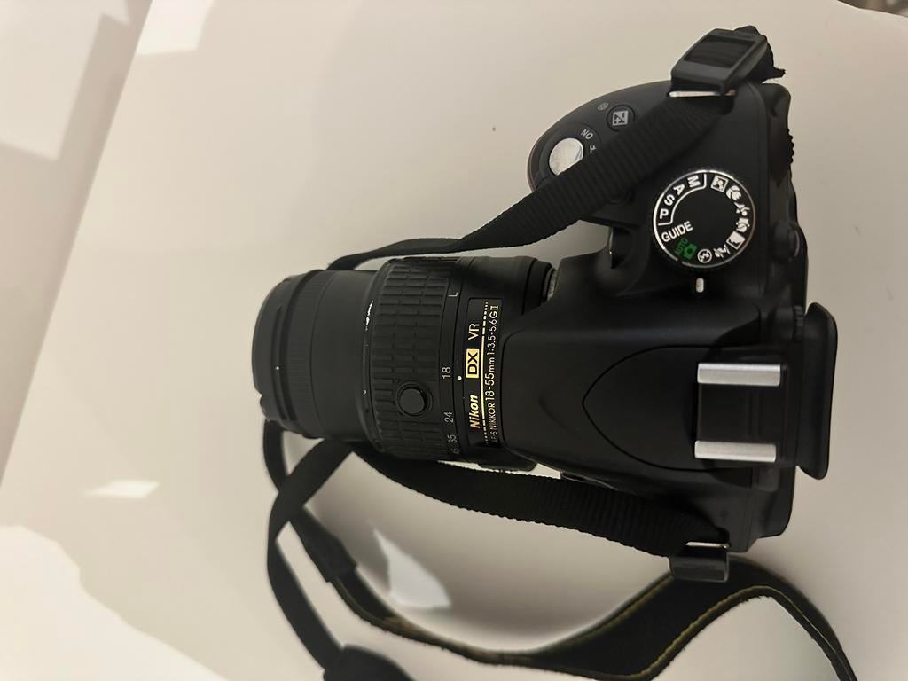 Nikon D3200 Spiegelreflexcamera met AF-S DX NIKKOR 18-55mm, Spiegelreflex, Ophalen of Verzenden, Zo goed als nieuw, Nikon