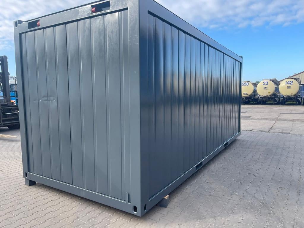 20ft Schaftunit / Kantoorunit met Toilet en Keukenblok, Ophalen of Verzenden