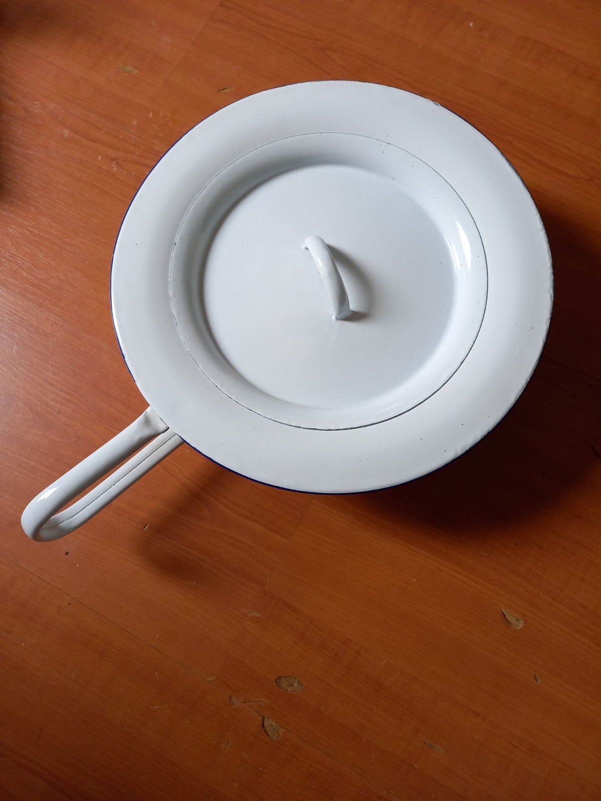 mooie ondersteek met blaauw randje., Antiek en Kunst, Ophalen of Verzenden