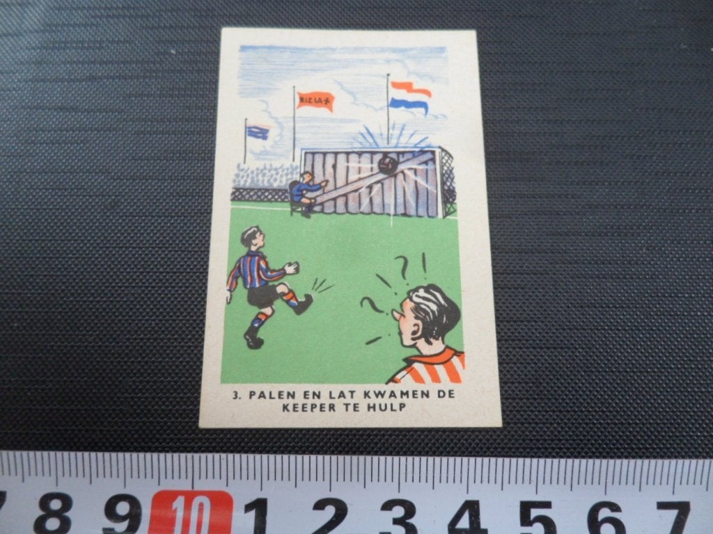 sticker plaatje strip voetbal spreekwoord RIZLA #3, Verzamelen, Ophalen of Verzenden, Zo goed als nieuw