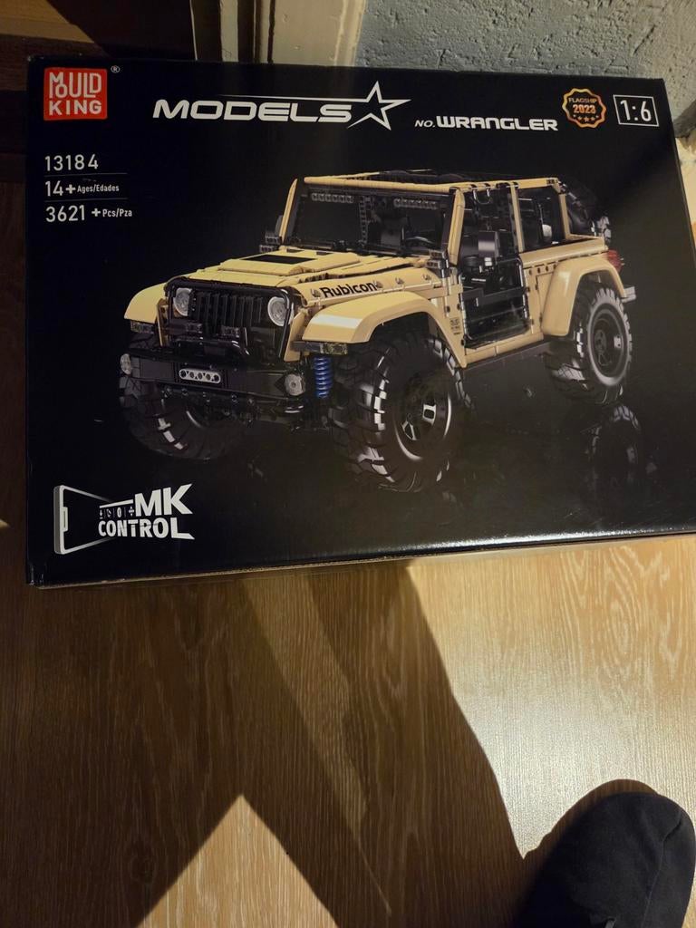 Mould King Wrangler Jeep, Overige merken, Auto, Groter dan 1:32, Ophalen of Verzenden