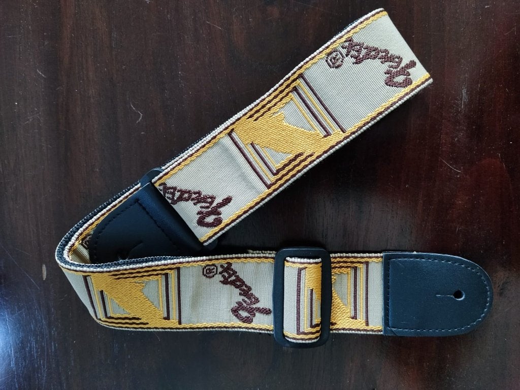 F3nder copy gitaar basriem strap – beige, Moku Custom Guitars, Nieuw, 4613CB, Ophalen of Verzenden