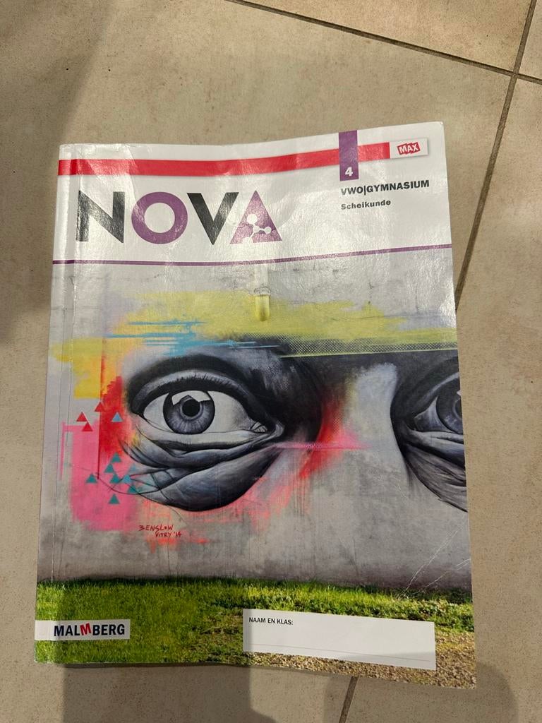 NOVA Scheikunde VWO 4 Malmberg - Zo goed als nieuw, Ophalen of Verzenden, Zo goed als nieuw, VWO, Scheikunde
