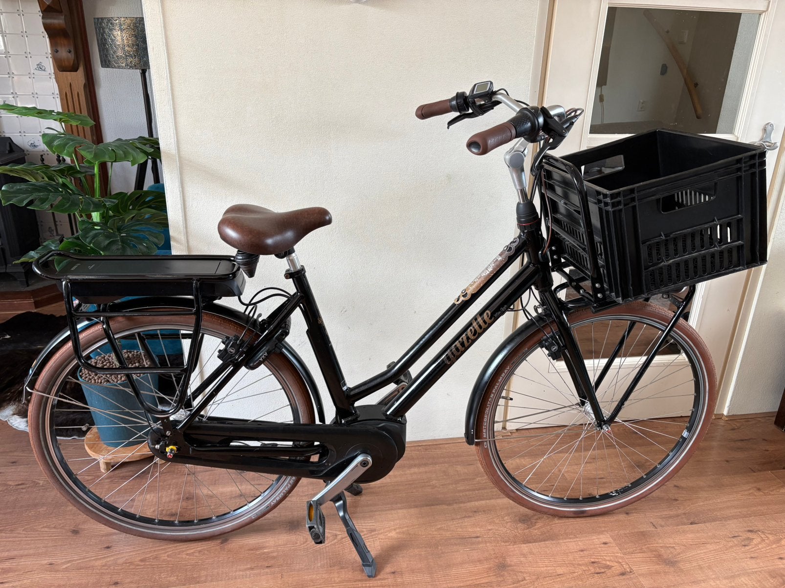 Gazelle elektrische Miss Grace C7 HMB damesfiets. Frame: 54, Fietsen en Brommers, Elektrische fietsen, Ophalen, Zo goed als nieuw