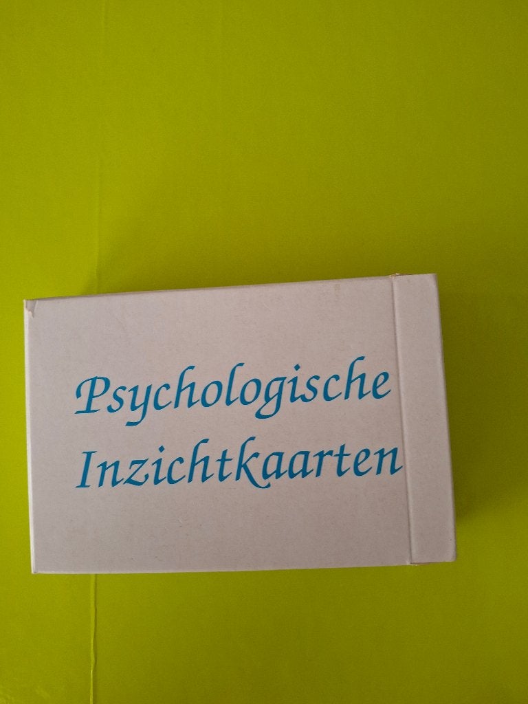 Psychologische Inzichtkaarten, Ophalen of Verzenden, Zo goed als nieuw, Spiritualiteit algemeen, Achtergrond en Informatie