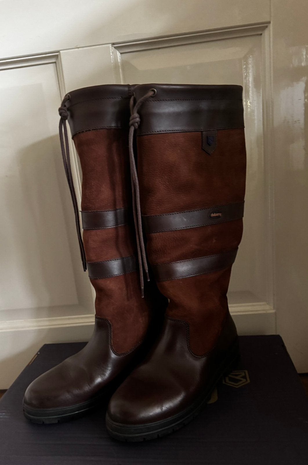 Dubarry Galway laarzen walnoot maat 40, Hoge laarzen, Bruin, Ophalen of Verzenden, Zo goed als nieuw