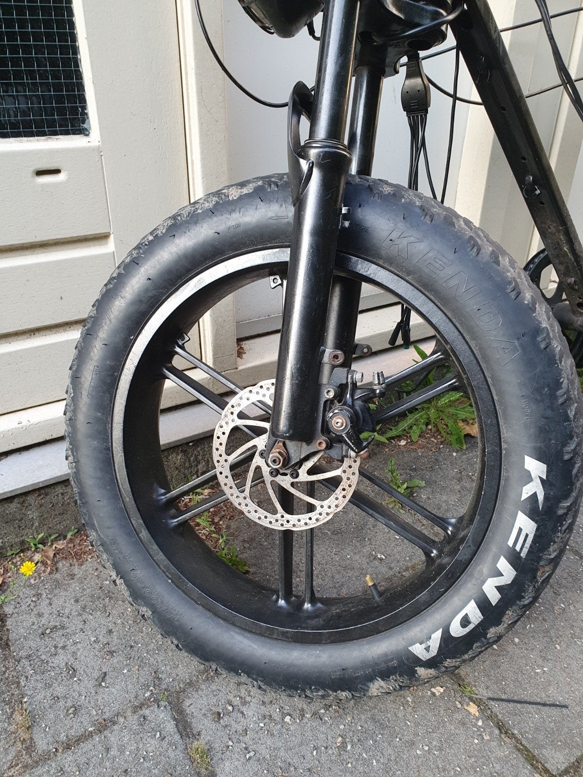 2 zwarte fatbike velgen (voor en achter), Gebruikt, Fatbike V8, Overige materialen, Fatbike