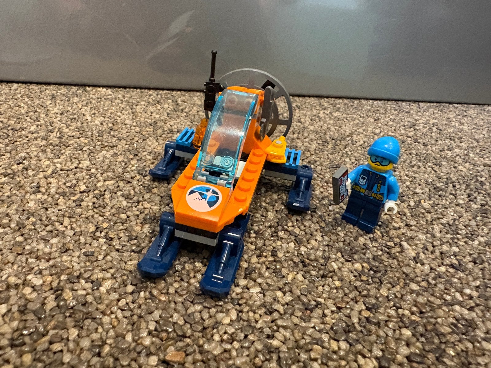 24 60190 poolijsglider sneeuwscooter compleet met boekje, City, Lego, Ophalen of Verzenden, Zo goed als nieuw