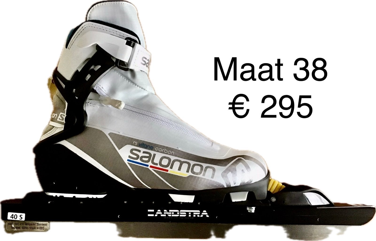 Salomon Clicknoren Maat 38 - Nieuw met ijzers, Klapschaats, Onbekend, Nieuw, Onbekend