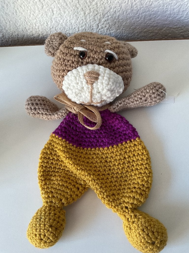 Beertje voor baby shower handgemaakt, Ophalen of Verzenden, Nieuw
