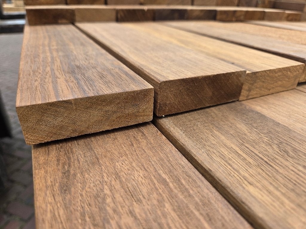 Hardhouten planken / latten 25x75 mm - nr: HP23, Ophalen, Planken, Nieuw, Hardhout