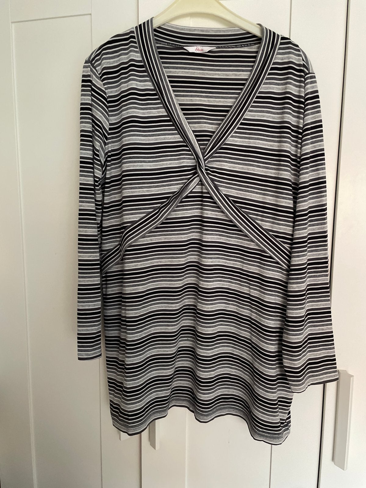 Miss Etam gestreepte top met lange mouwen, Ophalen of Verzenden, Gedragen, Meerkleurig, Shirt of Top