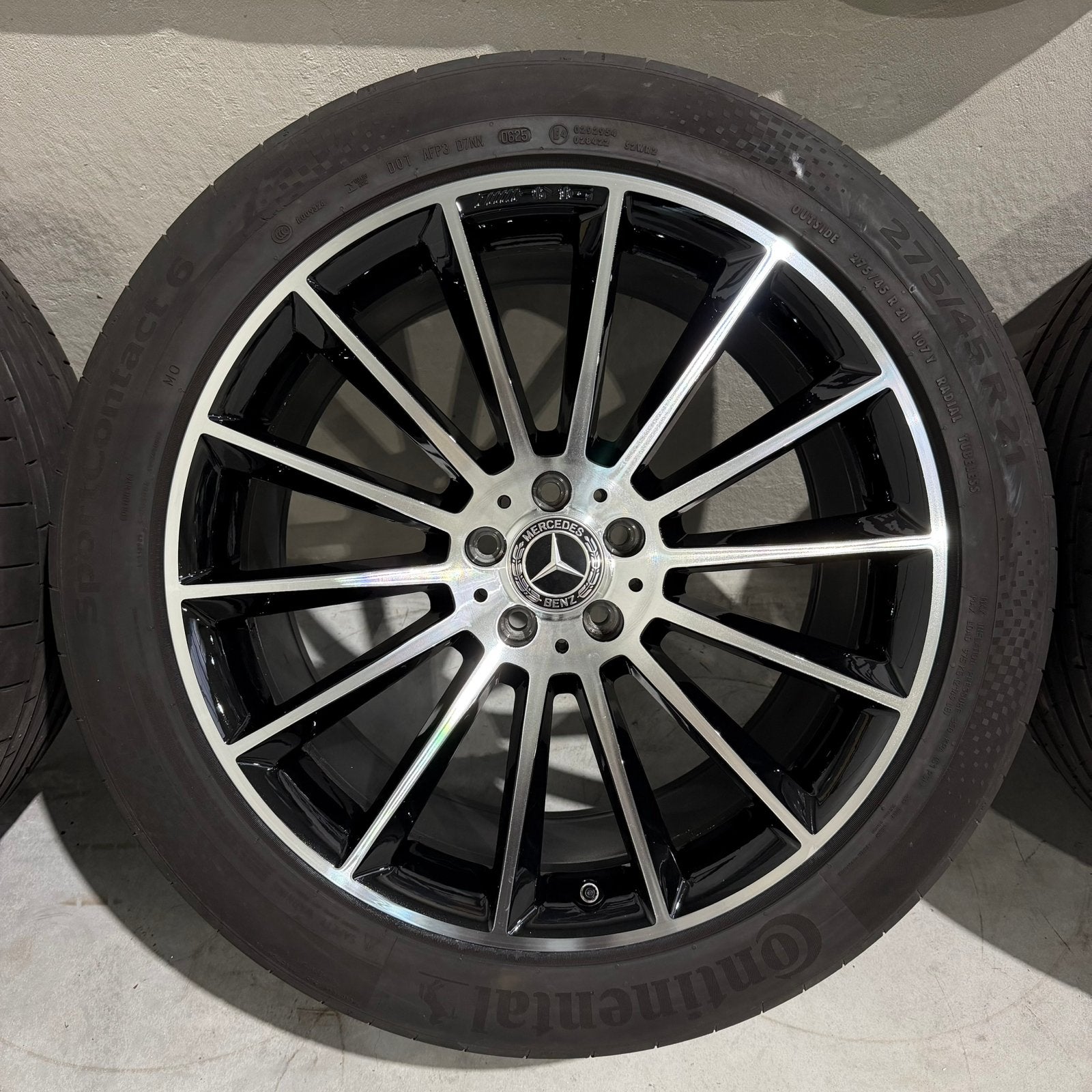 21 inch Origineel Mercedes GLE W167 Velgen met banden, Gebruikt, Velgen, Mercedes, Personenwagen