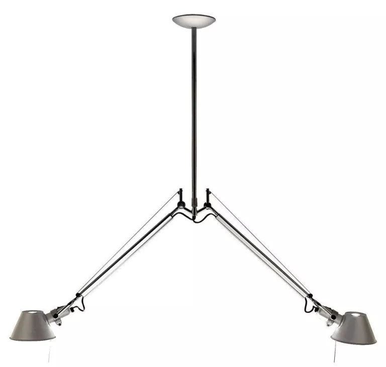 Artimede Tolomeo Due Bracci Hanglamp, Overige materialen, E27 (groot), Zo goed als nieuw, Een moderne design lamp voor "onder andere" boven de eettafel.