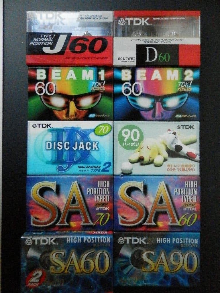 [nieuw] 11x TDK Sealed Tapes BEAM : SA : DS2 : DJ2 : J : D, Cd's en Dvd's, 2 t/m 25 bandjes, Overige genres, Ophalen of Verzenden