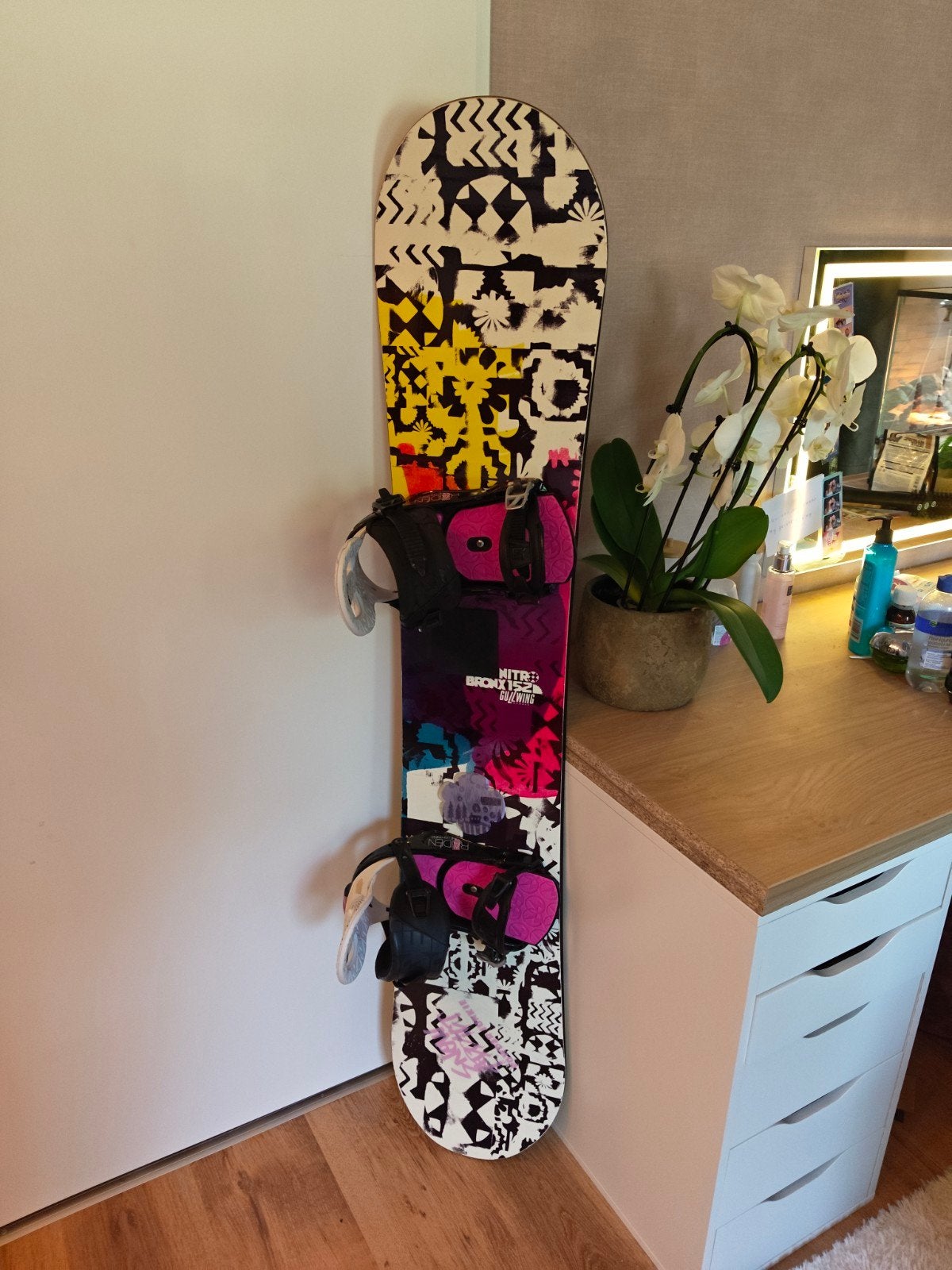 Nitro Snowboard 152cm met Raiden bindingen (maat M), Ophalen of Verzenden, Gebruikt, Overige typen
