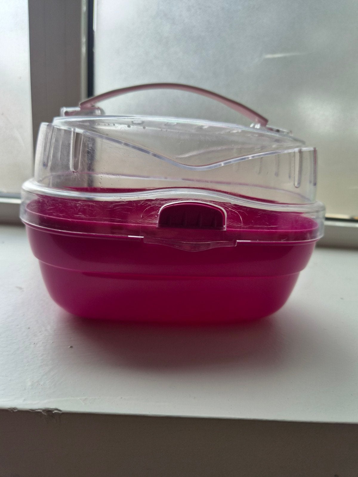 een mandje voor een hamster, Ophalen, Gebruikt, Knaagmateriaal
