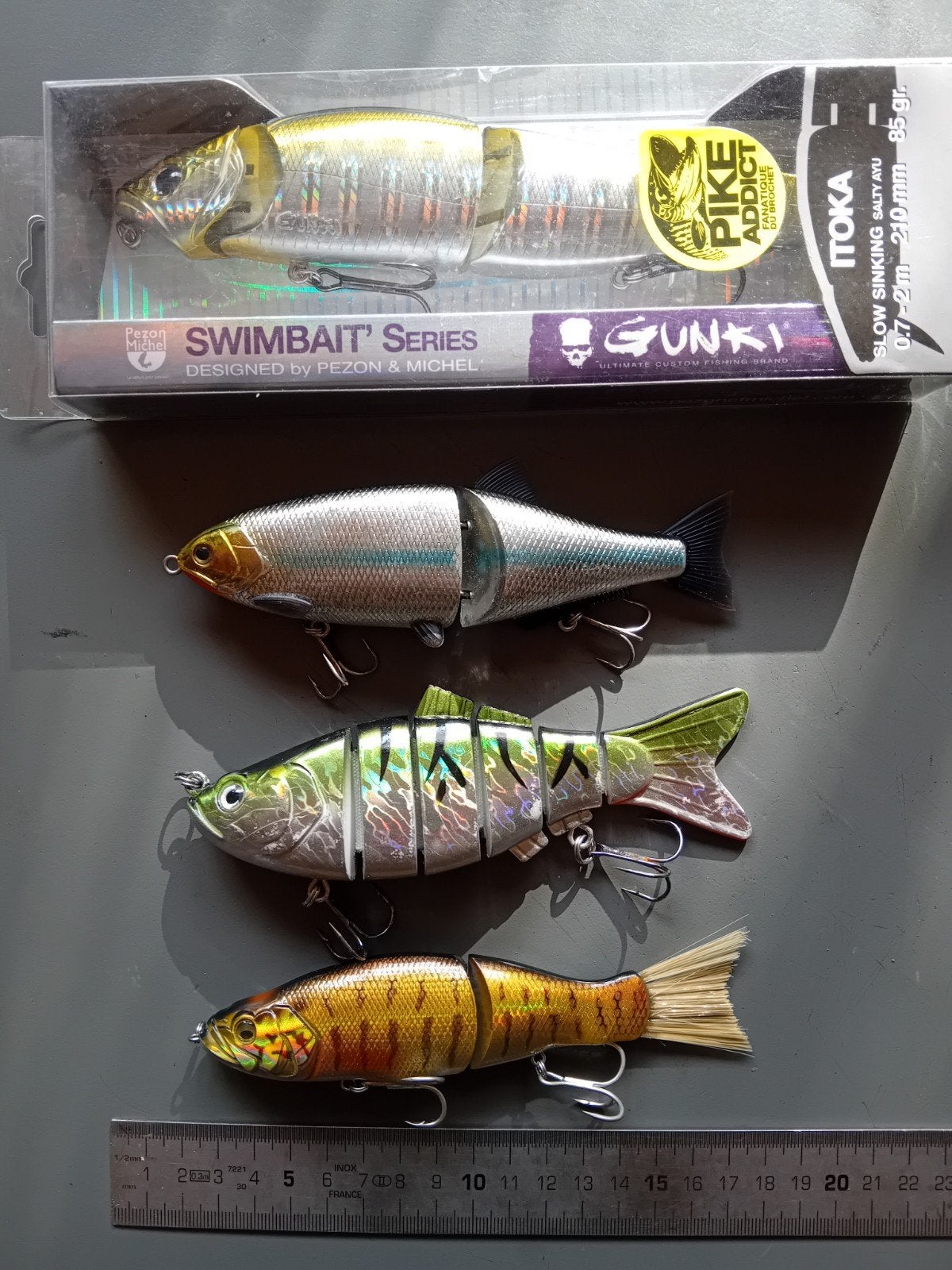 Setje swimbaits. Kunstaas, Ophalen of Verzenden, Zo goed als nieuw, Overige typen