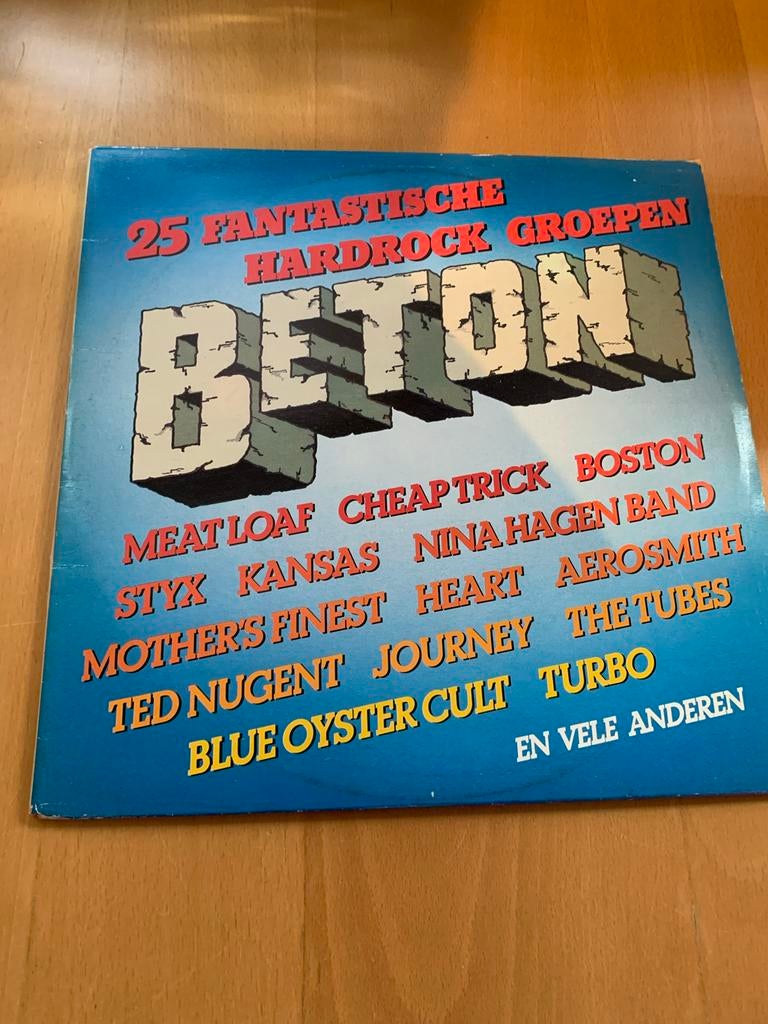 25 Fantastische Hardrock Groepen - Beton LP, Cd's en Dvd's, Vinyl | Hardrock en Metal, Ophalen of Verzenden, Gebruikt
