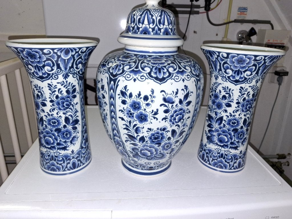 Delf blauw, Ophalen