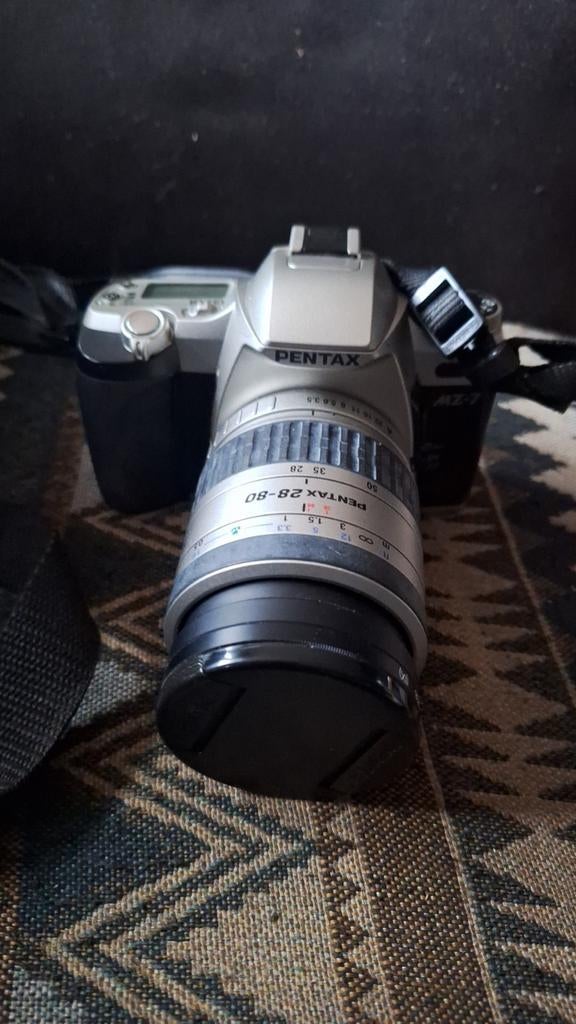Pentax mz-7 met lens 28-80, Audio, Tv en Foto, Fotocamera's Analoog, Ophalen of Verzenden, Zo goed als nieuw, Spiegelreflex, Pentax
