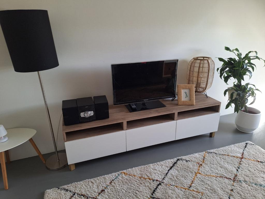 TV Meubel / kast, Ophalen, Overige materialen, Gebruikt, 150 tot 200 cm