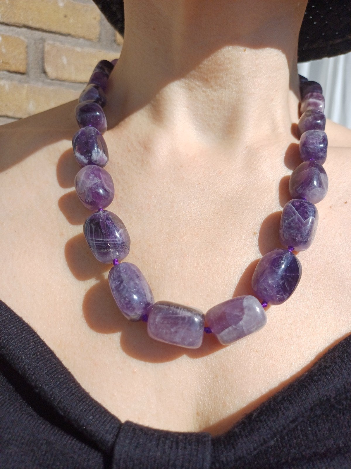 Vanoli collier / ketting van amethist, Daiva1973@hotmail.com, Vanoli, Amsterdam, Paars