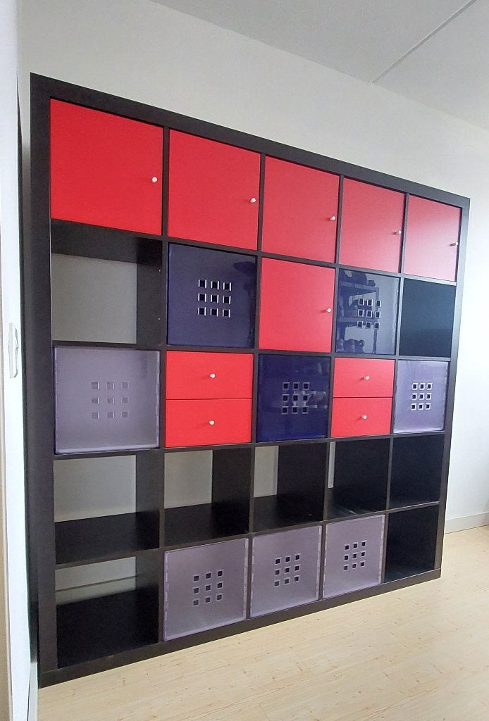IKEA EXPEDIT vakkenkast (185x185x39cm), Huis en Inrichting, Ophalen, Overige materialen, Strak modern, Gebruikt