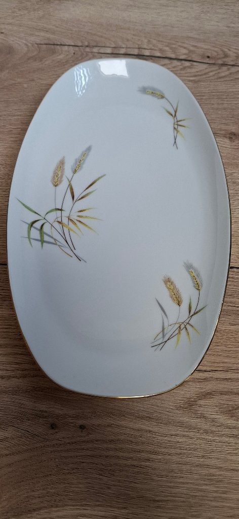 Vintage Arzberg serveerschaal met graanmotief Jaren 50/60, Ophalen of Verzenden