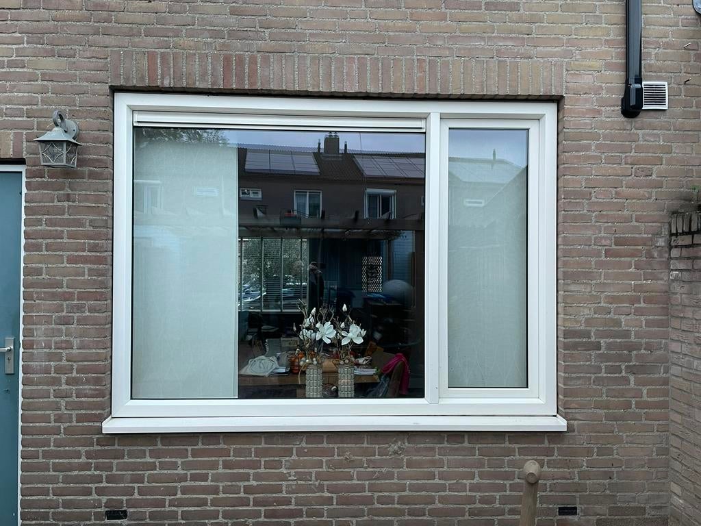 Kunststof kozijn met HR++ glas – 250x178,5cm – draaikiepraam, Ophalen, Kunststof, Zo goed als nieuw, 150 tot 225 cm