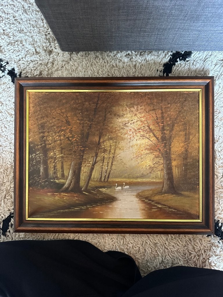 Schilderij Verhulst, Ophalen