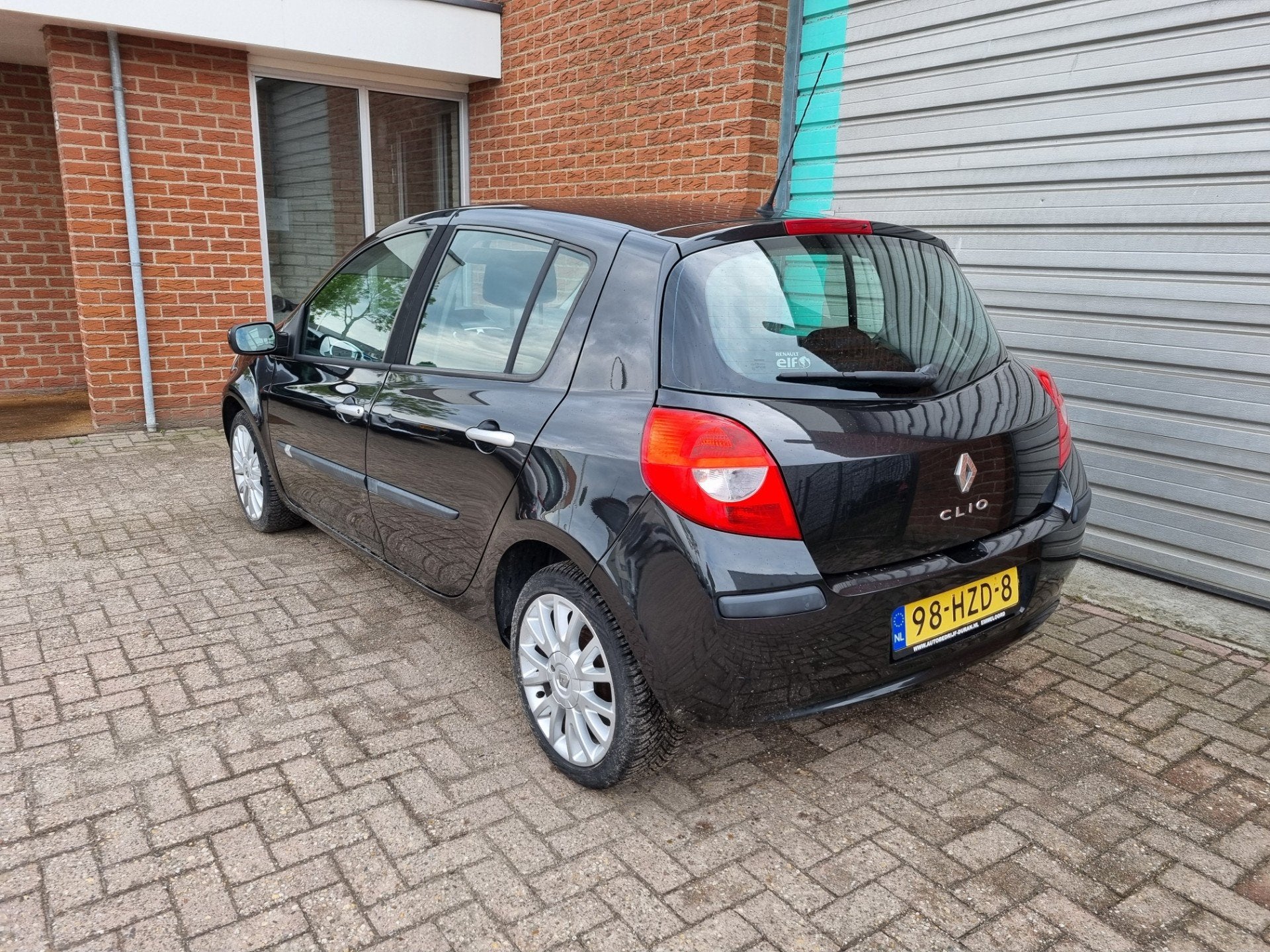 Renault Clio 1.2 TCE Collection 5-Drs Airco! Bj:2009 NAP!, Voorwielaandrijving, Gebruikt, 4 cilinders, Zwart